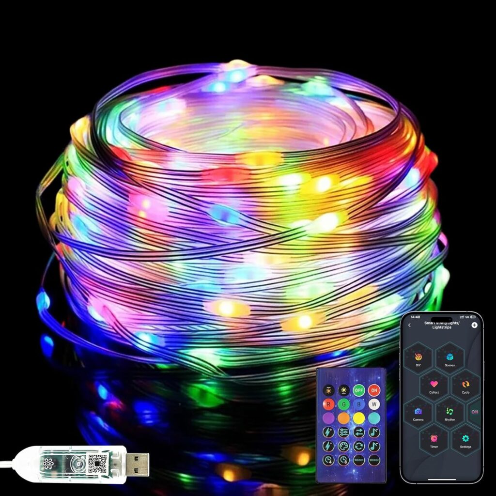 10M RGB USB 100LED Lichterschlauch Bunt