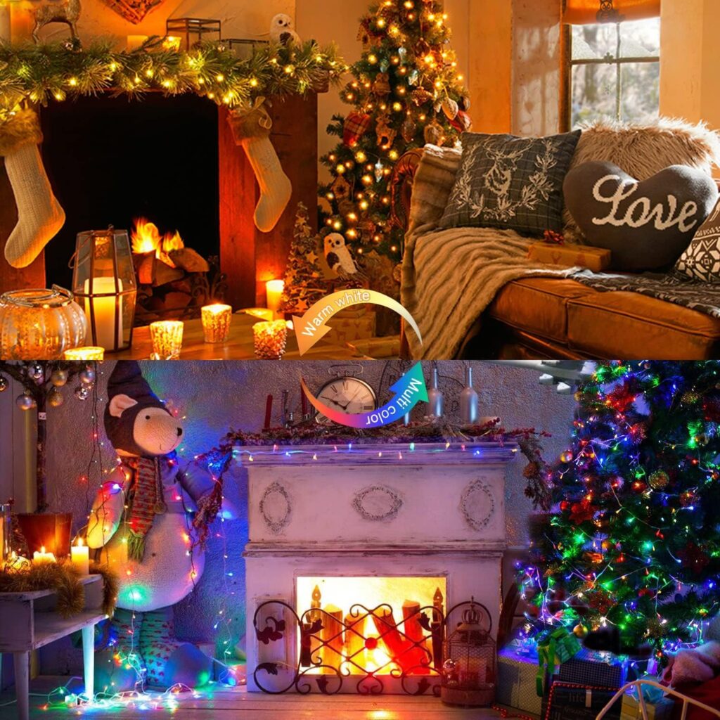 WOWDSGN 30M 300LED Lichterkette Bunt Christbaum